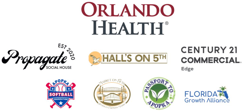 Participants riding bikes during the Pedal for a Cause event organized by Apopka Serves Foundation to support community health initiatives.